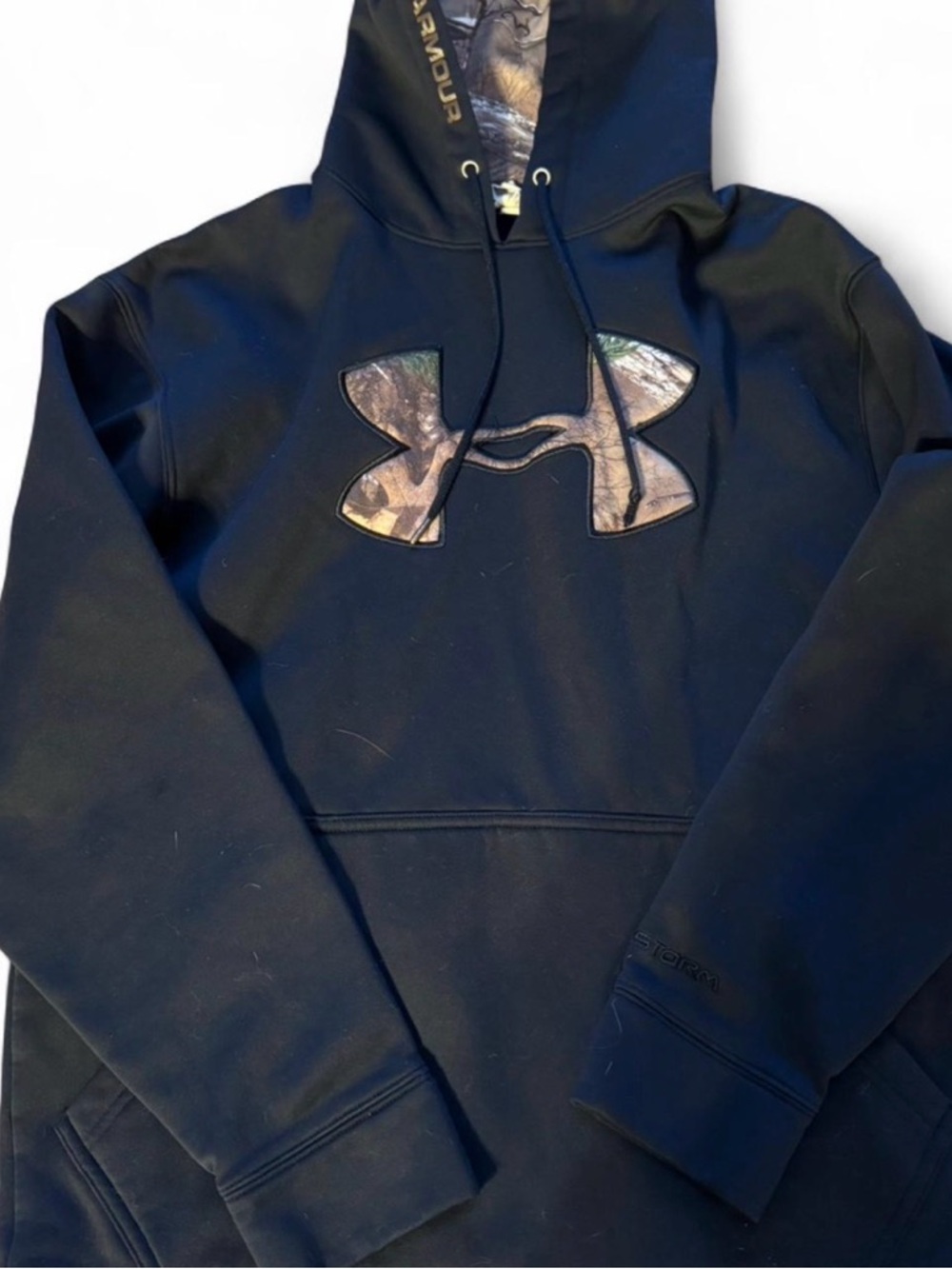 Under Armour Black Hoodie with Gold Accents